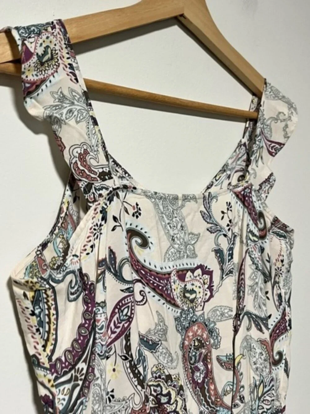 Reitmans Paisley Print Sleeveless Maxi Dress Size XS